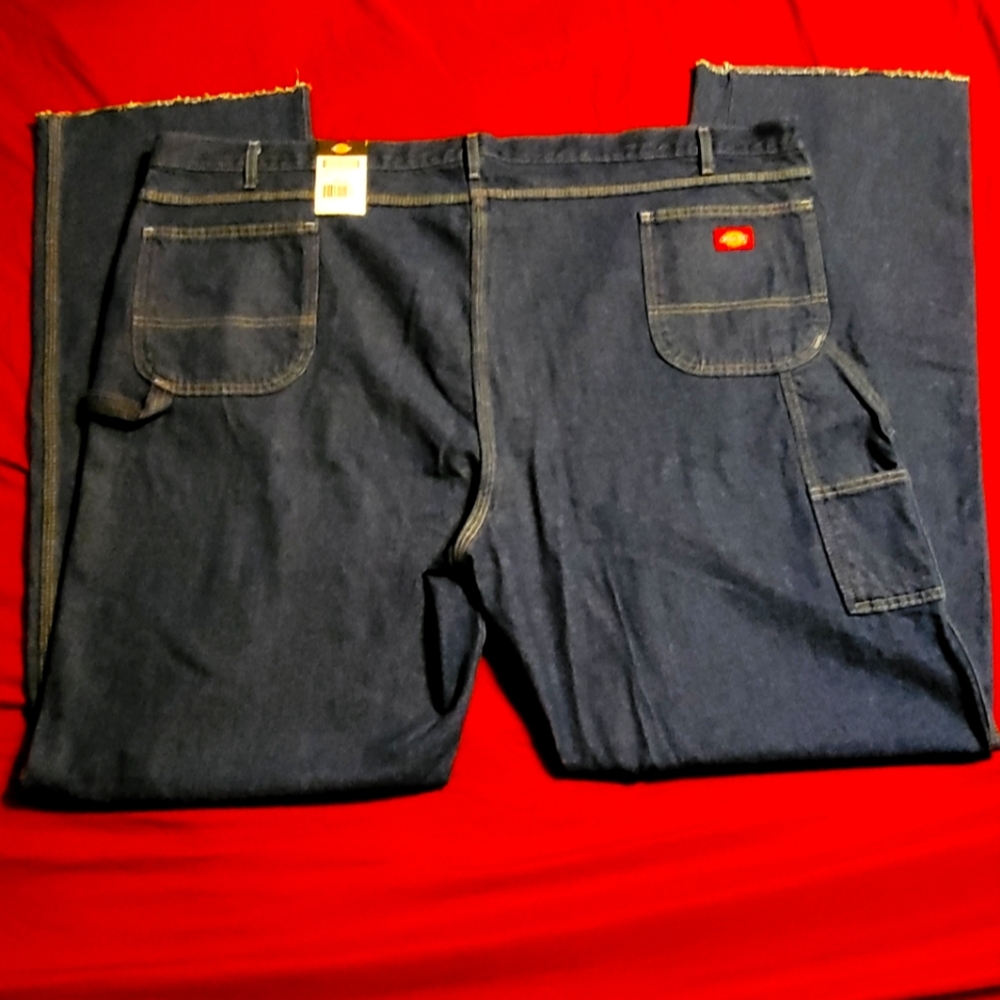 DICKIES carpenter jeans size 54 UL unhemmed NWT work occupational wear